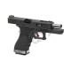 Replica Glock 17 Custom Negru / Silver GBB WE