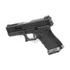 Replica Glock 19 Custom Negru / Silver GBB WE