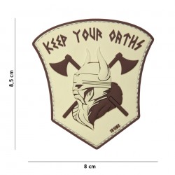 Patch 3D Keep Your Oaths Tan 101 Inc