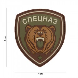 Patch 3D Spetsnaz Bear Verde 101 Inc