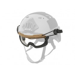Ochelari Tactici Fast Helmet Coyote Brown Transparenti TMC