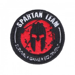 Patch Brodat Spartan Team Rosu
