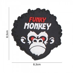 Patch 3D Funky Monkey Black 101 Inc