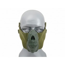 Masca Protectie Half Face Skull Olive CS